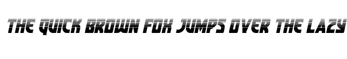 Preview of Kung-Fu Master Halftone Italic Regular