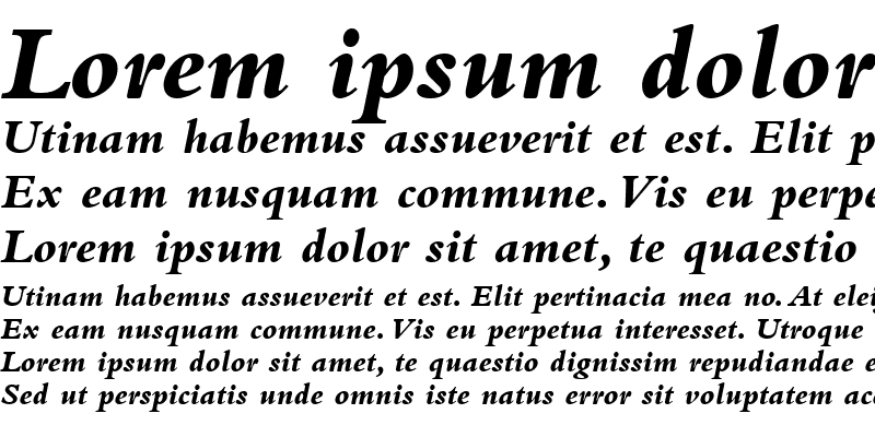 Sample of Kuriakos Black SSi Extra Bold Italic