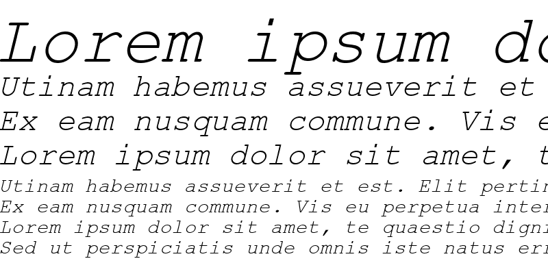 Sample of Kuriero Esperanto Kursiva