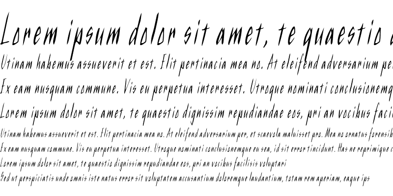 Sample of KurtzCondensed Italic