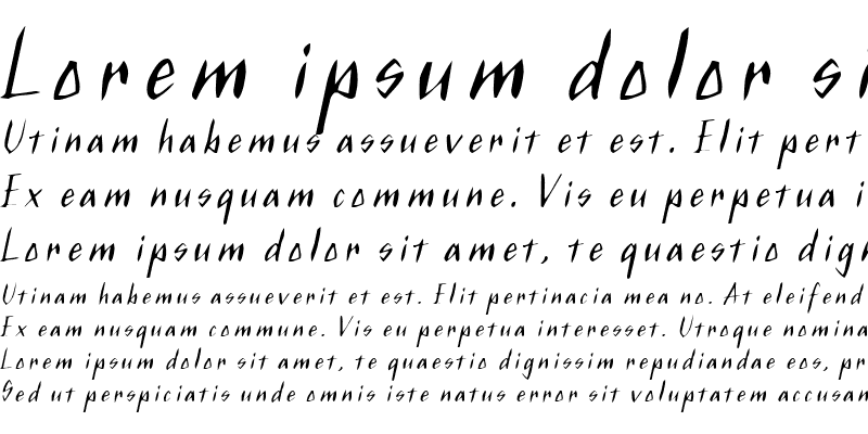 Sample of KurtzExtended Italic