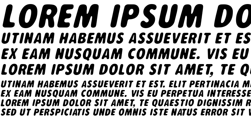 Sample of KutakSSK Italic