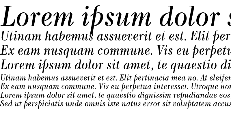 Sample of KuzanyanC Italic