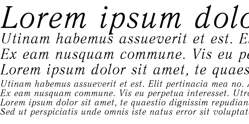 Sample of Kvant Italic