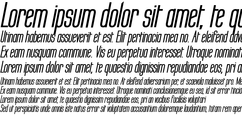 Sample of Labtop Bold Italic