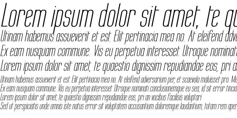 Sample of Labtop Italic