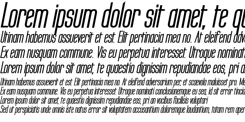 Sample of Labtop Secundo Bold Italic