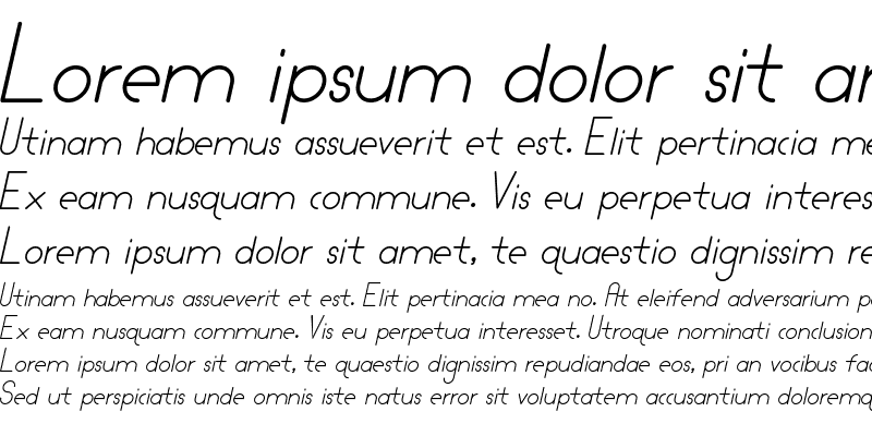 Sample of Lamborgini Light Italic