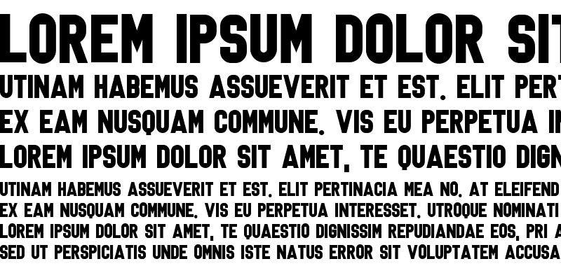 Sample of Lanterosy Sans Serif