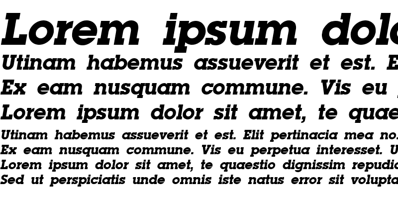 Sample of Lapland ExtraBold Italic
