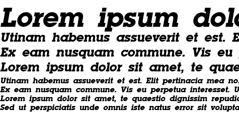 Sample of LaplandExtrabold Italic