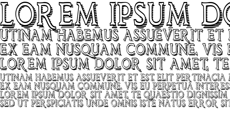 Sample of Larchmont Condensed