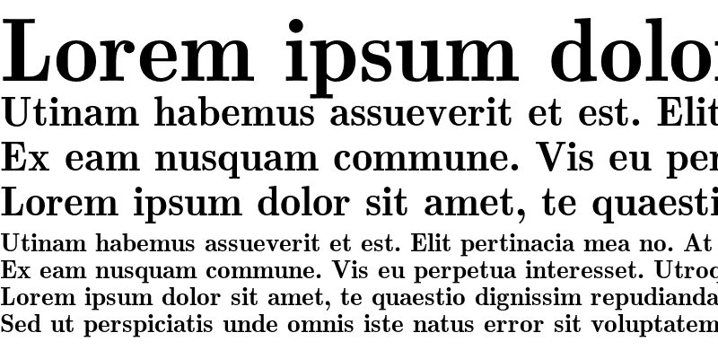 Sample of Latin Modern Roman Demi 10 Regular