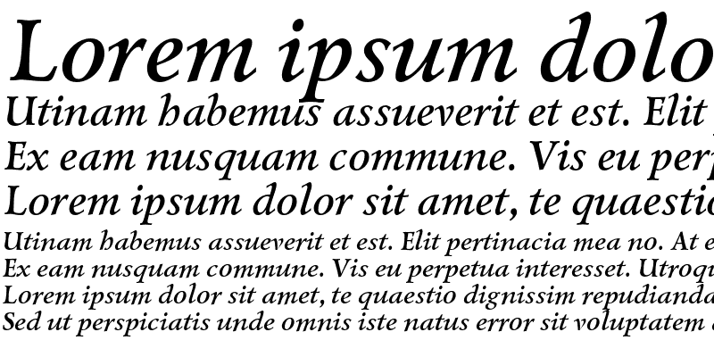 Sample of LazurskiC Bold Italic