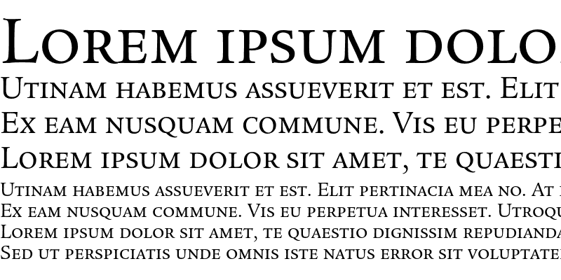 Sample of Legacy Serif ITC Book SC