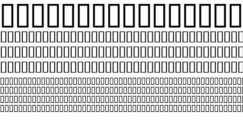 Sample of LegothicLight Regular