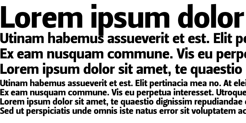 Sample of Leitura Sans