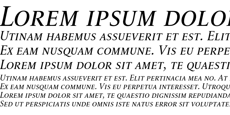Sample of LeMonde Livre SC Italic