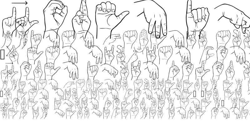 Sample of Lengua De Senas Chilena Hef Regular