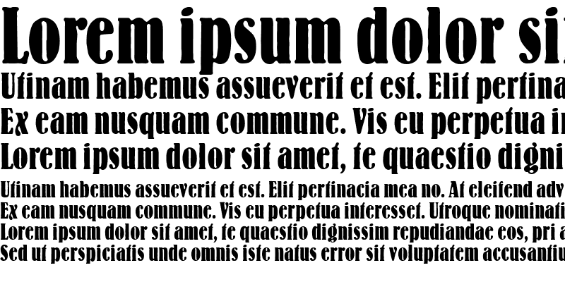 Sample of LeonhardBoldCondensed Regular