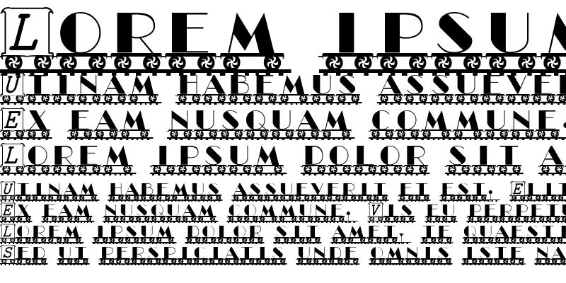 Sample of LetterTrain Italic