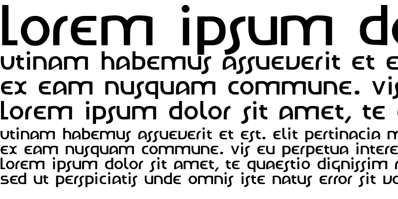 Sample of Letunical Bold