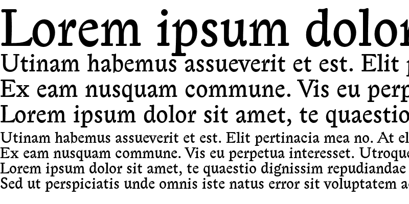 Sample of Lexicon Gothic Sans Regular