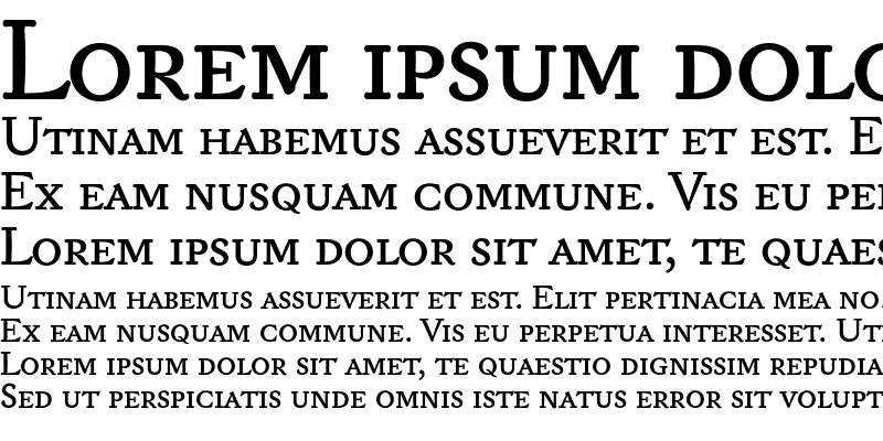 Sample of Lexicon Gothic SCOSF Regular