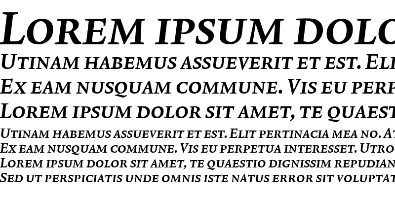 Sample of Lexicon No1 Italic C Exp