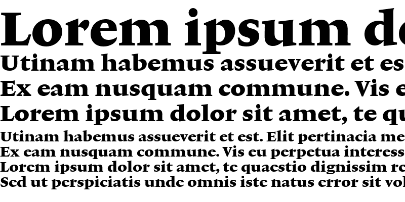 Sample of Lexicon No1 Roman F Tab