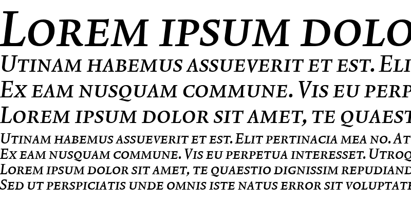 Sample of Lexicon No2 Italic B Exp