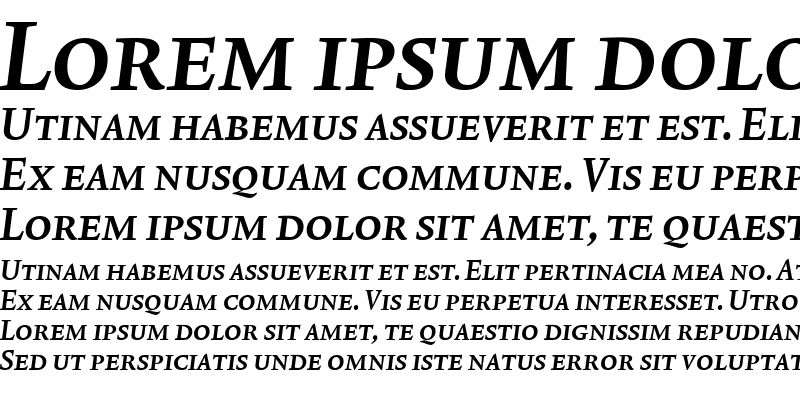 Sample of Lexicon No2 Italic C Exp