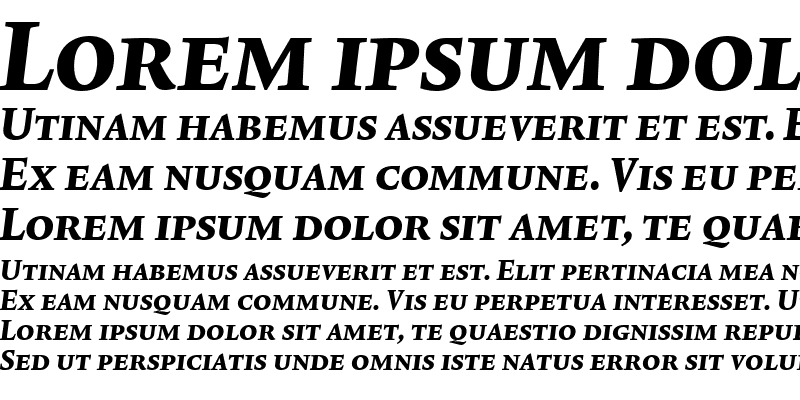 Sample of Lexicon No2 Italic E Exp