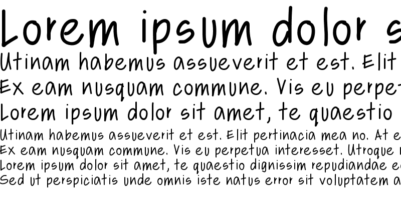 Sample of LibbysHand