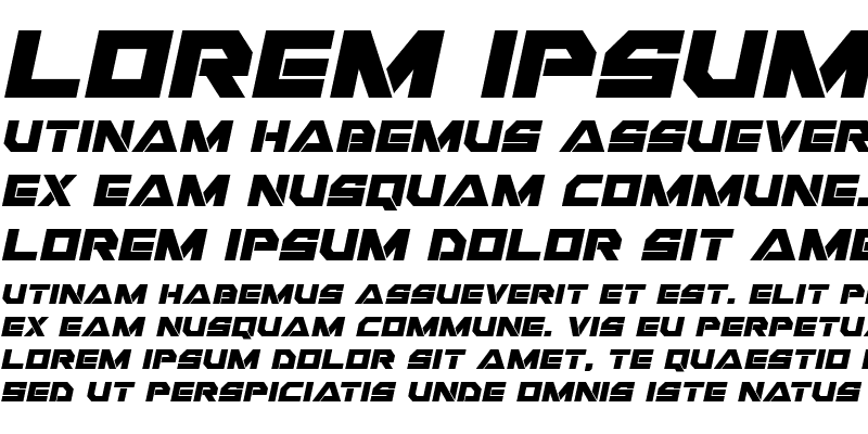 Sample of Liberty Island Expanded Italic Expanded Italic