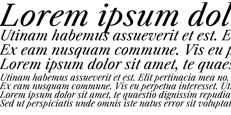 Sample of Libre Caslon Text Italic