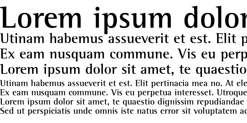 Sample of Libre Semi Serif SSi Bold