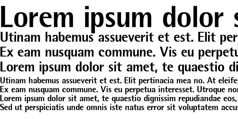 Sample of LibreSemiSansBlackSSi