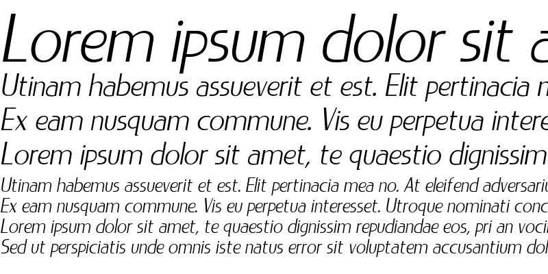 Sample of LIEUR-PERSONAL USE Light Italic