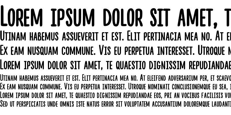 Sample of Lifehack Sans Bold