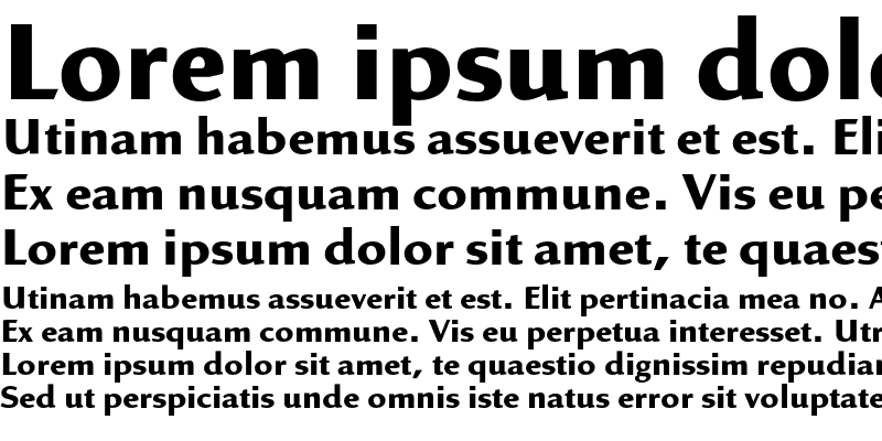 Sample of Linex Sans Std Bold