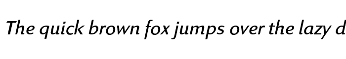 Preview of Linex Sans Std Light Italic