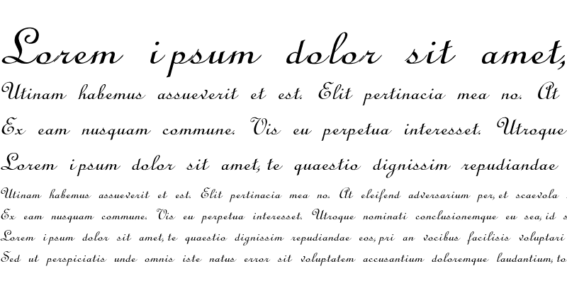 Sample of Linoscript-Light Italic