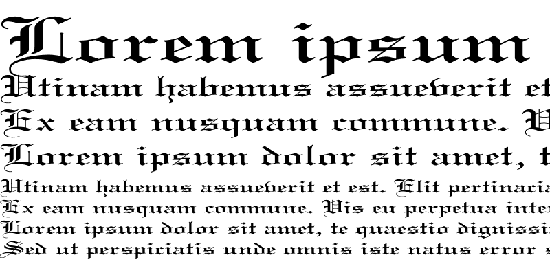 Sample of Linotext Ex Regular