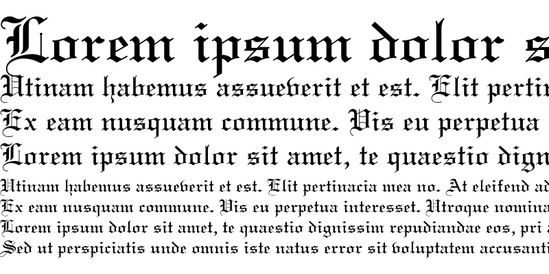 Sample of Linotext Regular