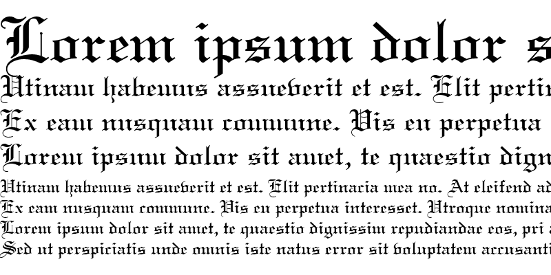 Sample of Linotext Roman
