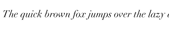 Preview of Linotype Didot Italic OsF