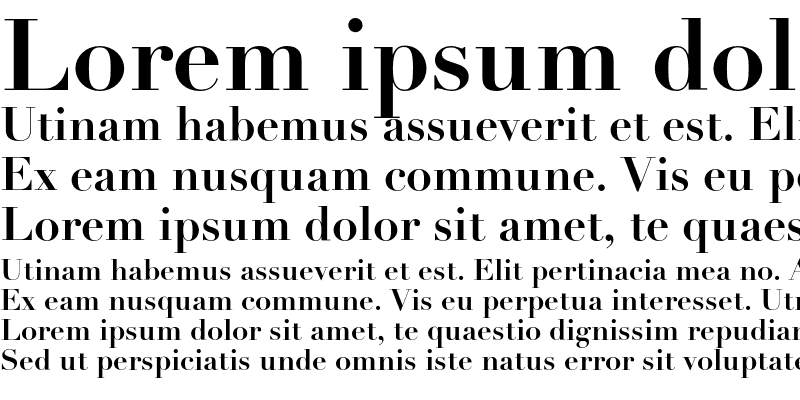 Sample of Linotype Didot Oldstyle Figures Bold