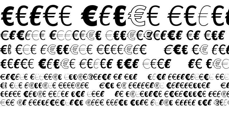 Sample of Linotype EuroFont G to P