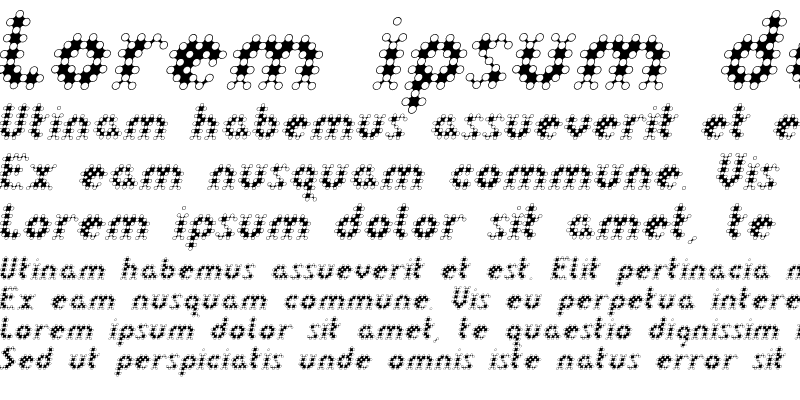 Sample of LinotypeDot Italic